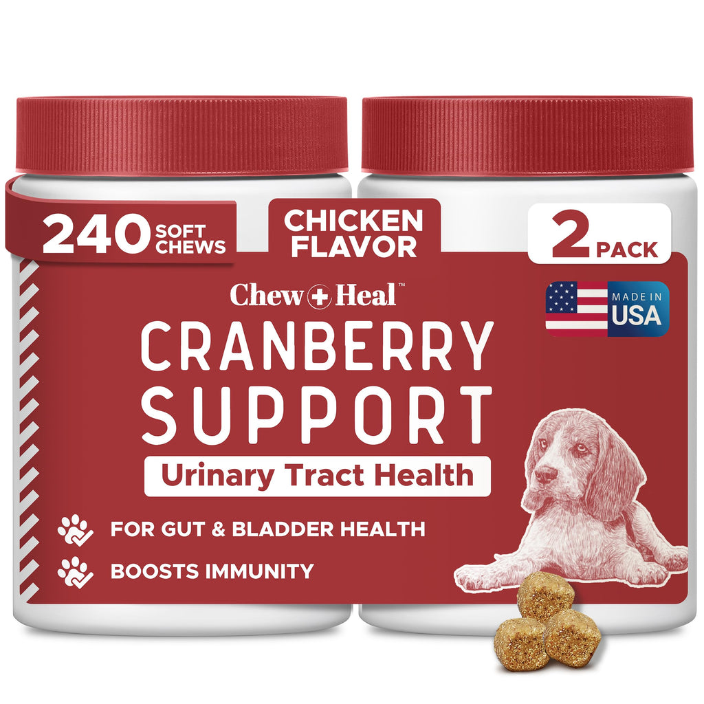 Cranberry Supplement for Dogs, 240 Soft Chews C52400