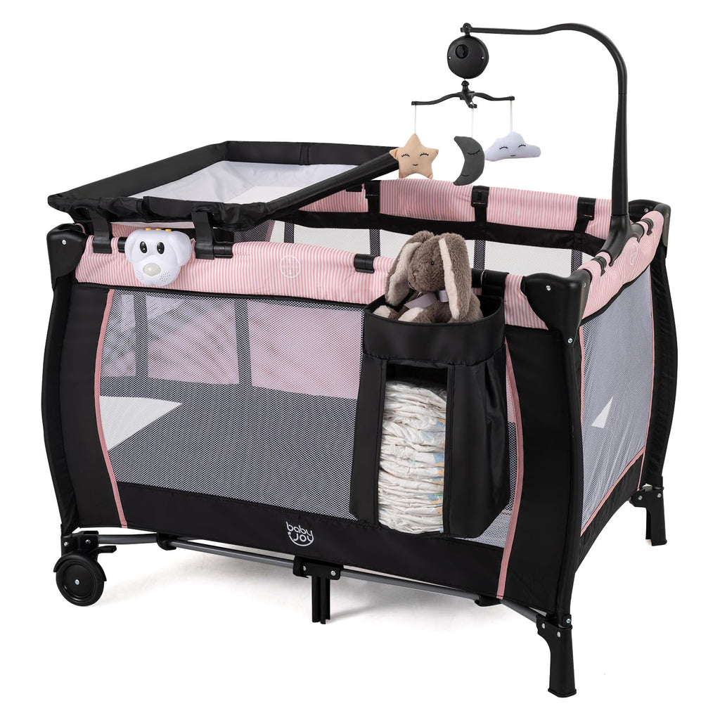 3 in 1 Pack and Play Portable Baby Playard with Bassinet C257
