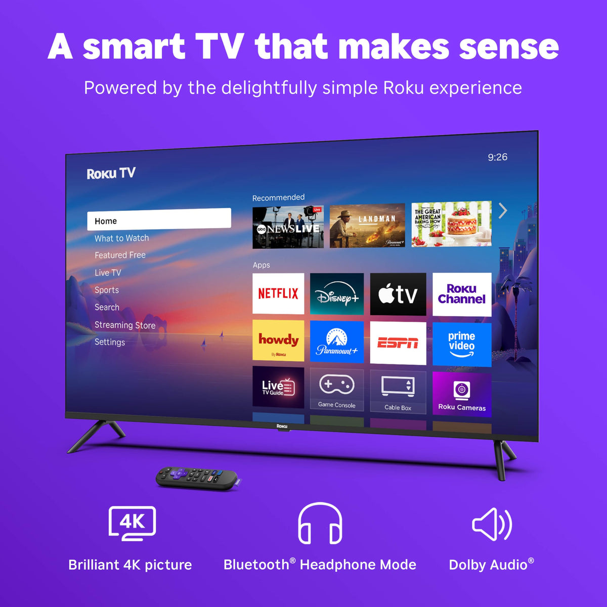 43-Inch 4K HDR LED Smart TV Z882318