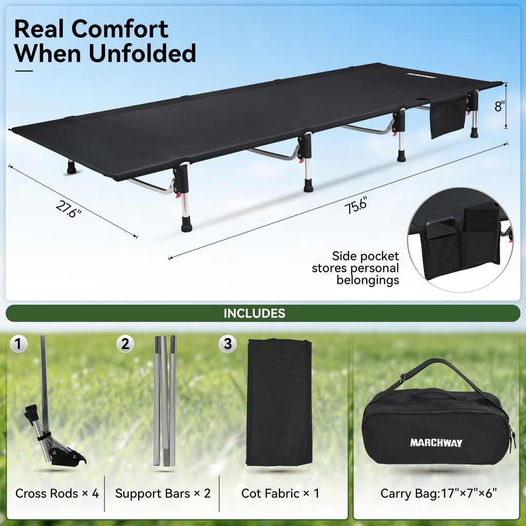 Lightweight Folding Camping Cot Bed H7805
