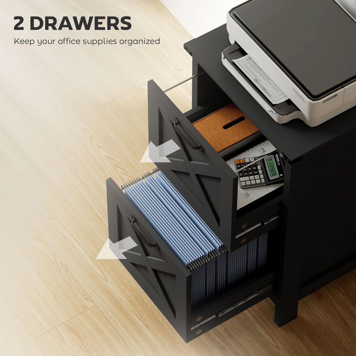 2 Drawer Vertical File Cabinet R300