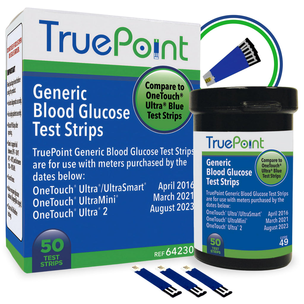 Blood Glucose Test Strips 50 Count W165083