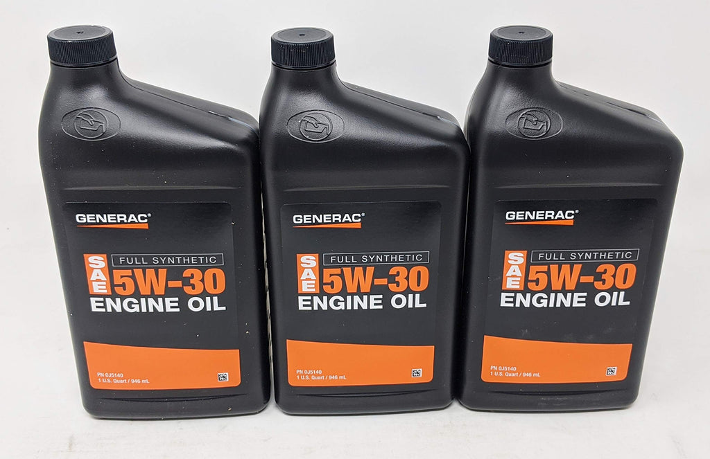 Full Synthetic 5W-30 Motor Oil Quart Bottle Pack of 3 W5556