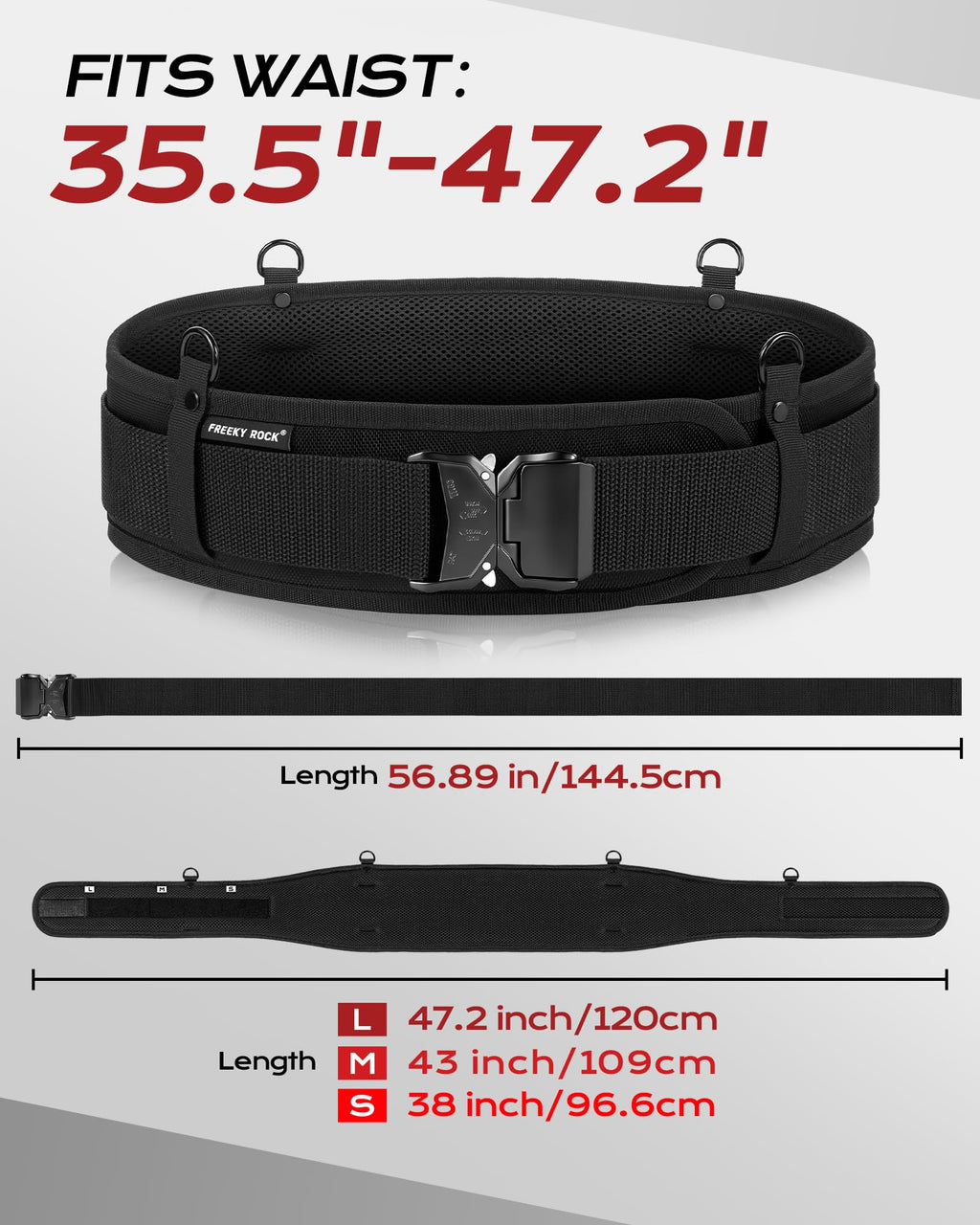 Padded Tool Belt with D Ring V946861