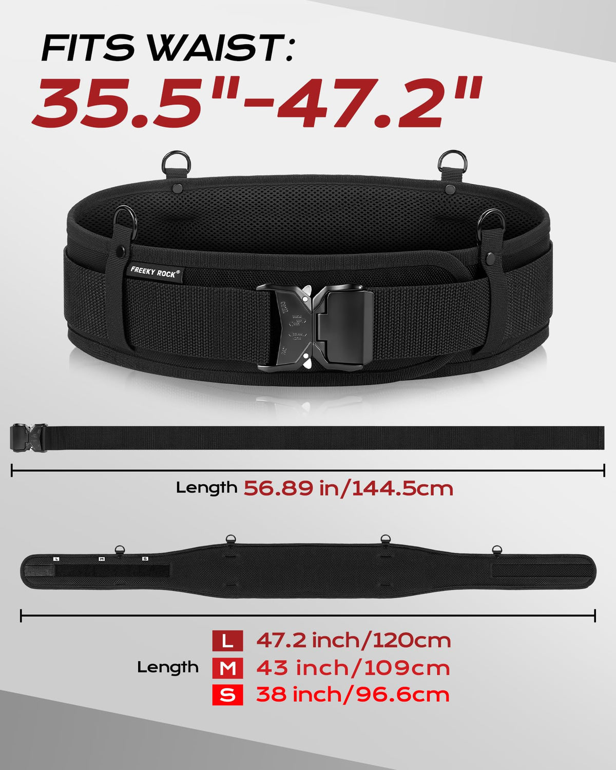 Padded Tool Belt with D Ring V946861