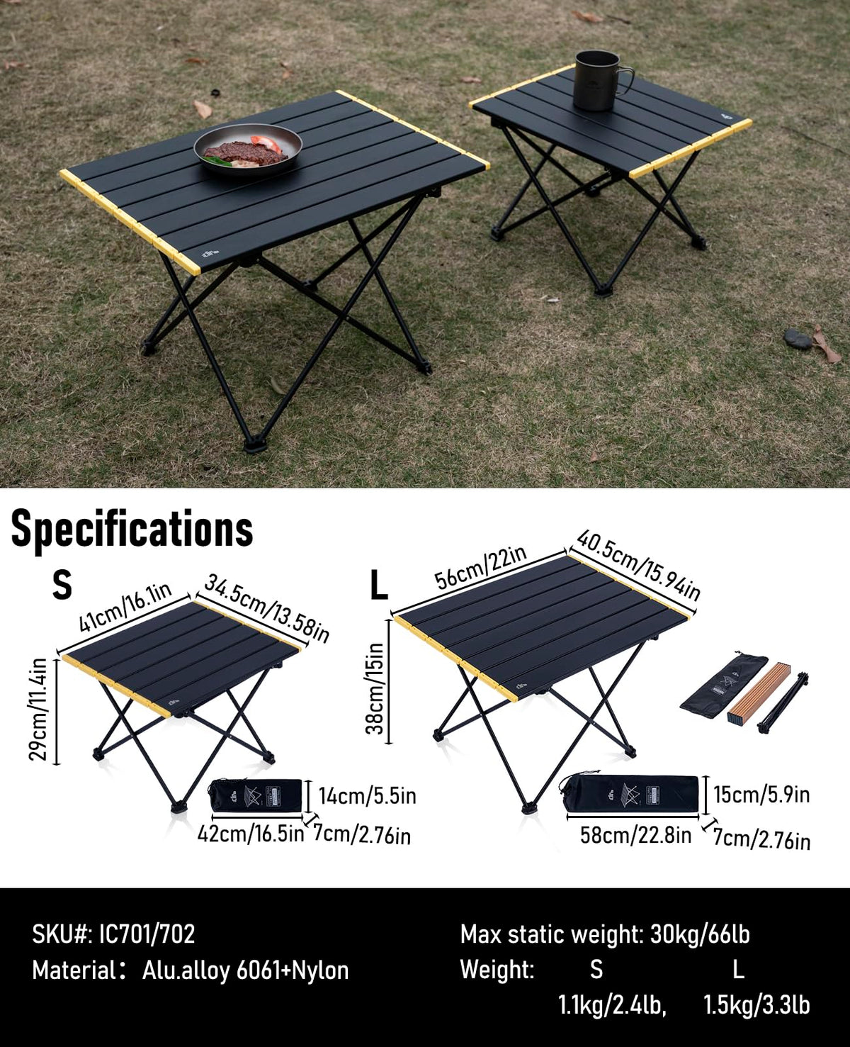 Ultralight Compact Camping Folding Table W276204