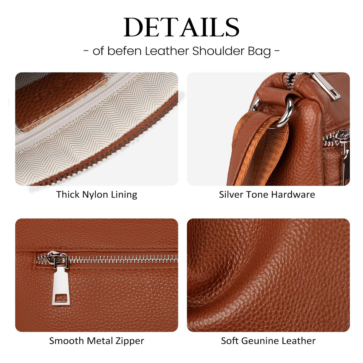 Genuine Leather Crossbody Bags B456295