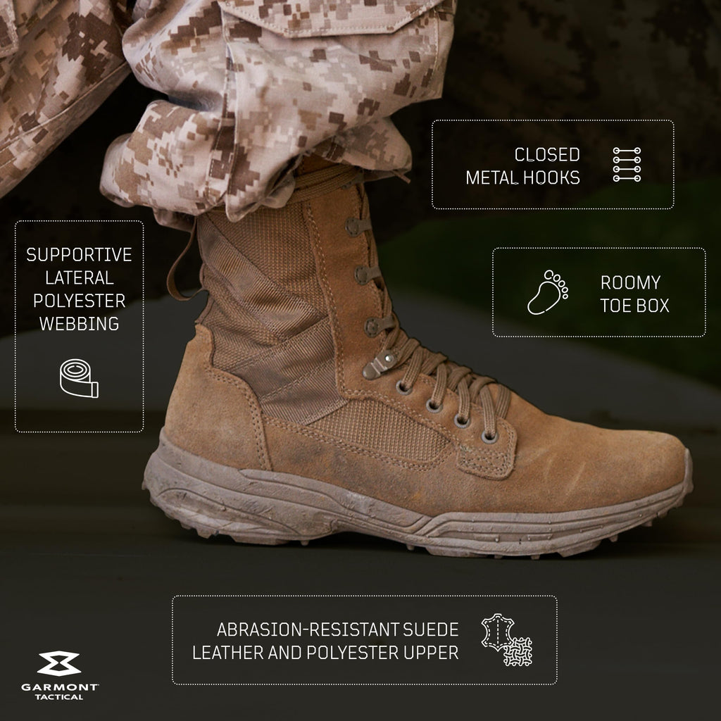 Suede Combat Boots N9209