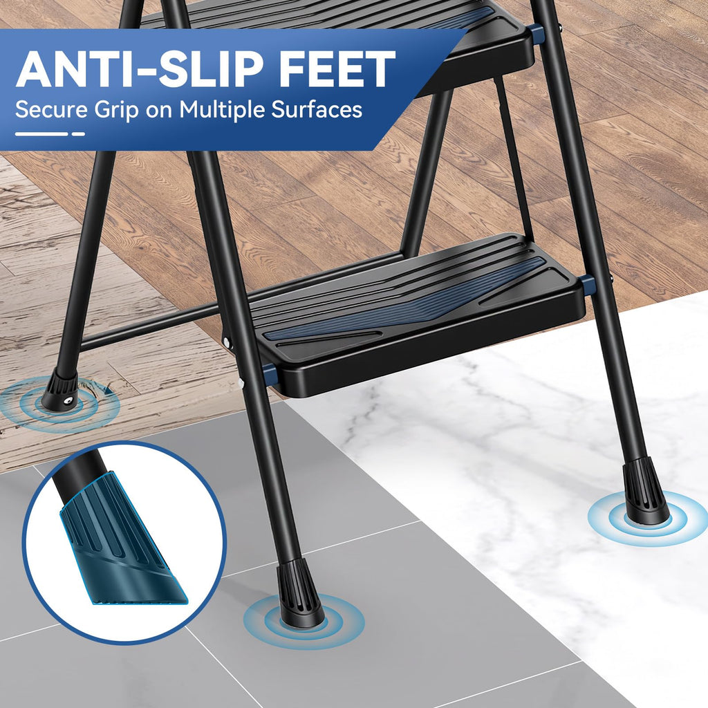 Lightweight Folding 3 Step Stool L924