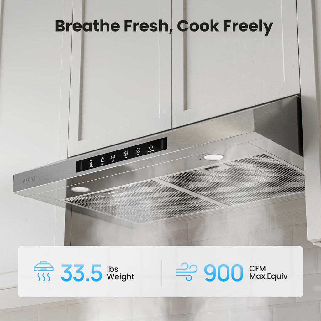 30 Inch Under Cabinet Range Hood 900 CFM Dual Motor X239