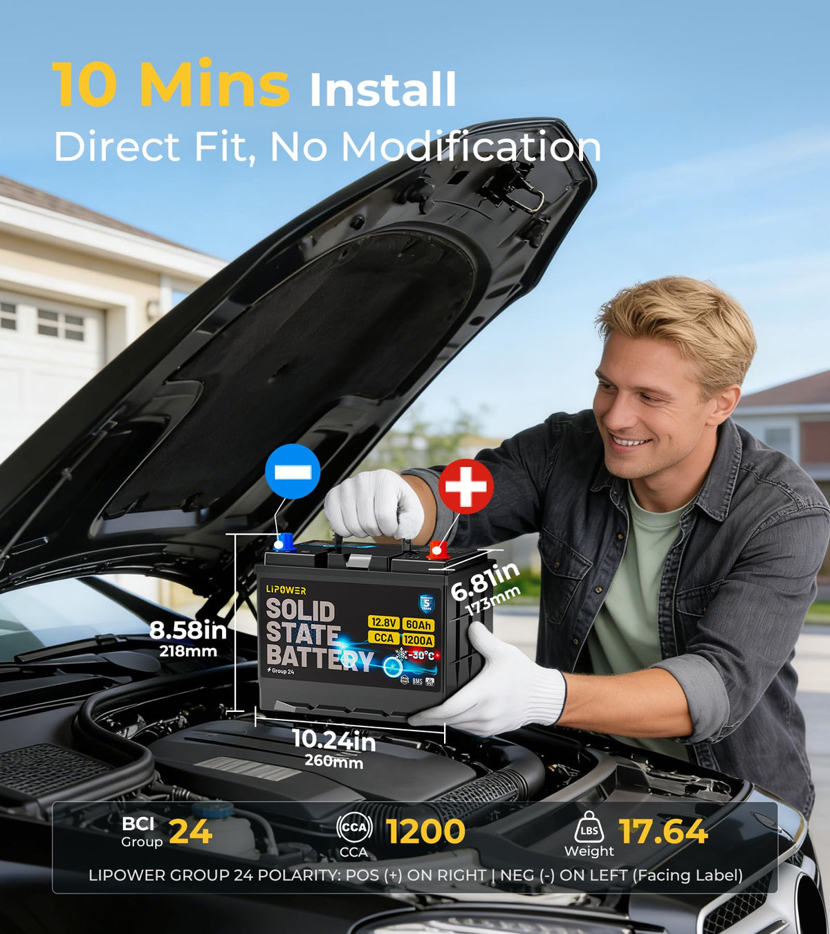 Group 24 Car Battery X5917