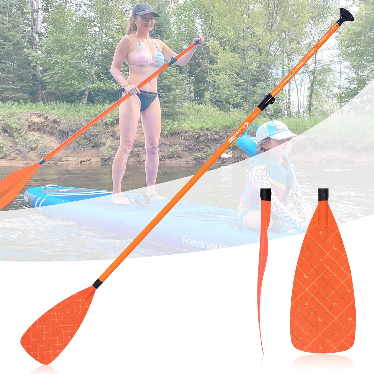 Fiberglass Paddle Board Paddle W5798