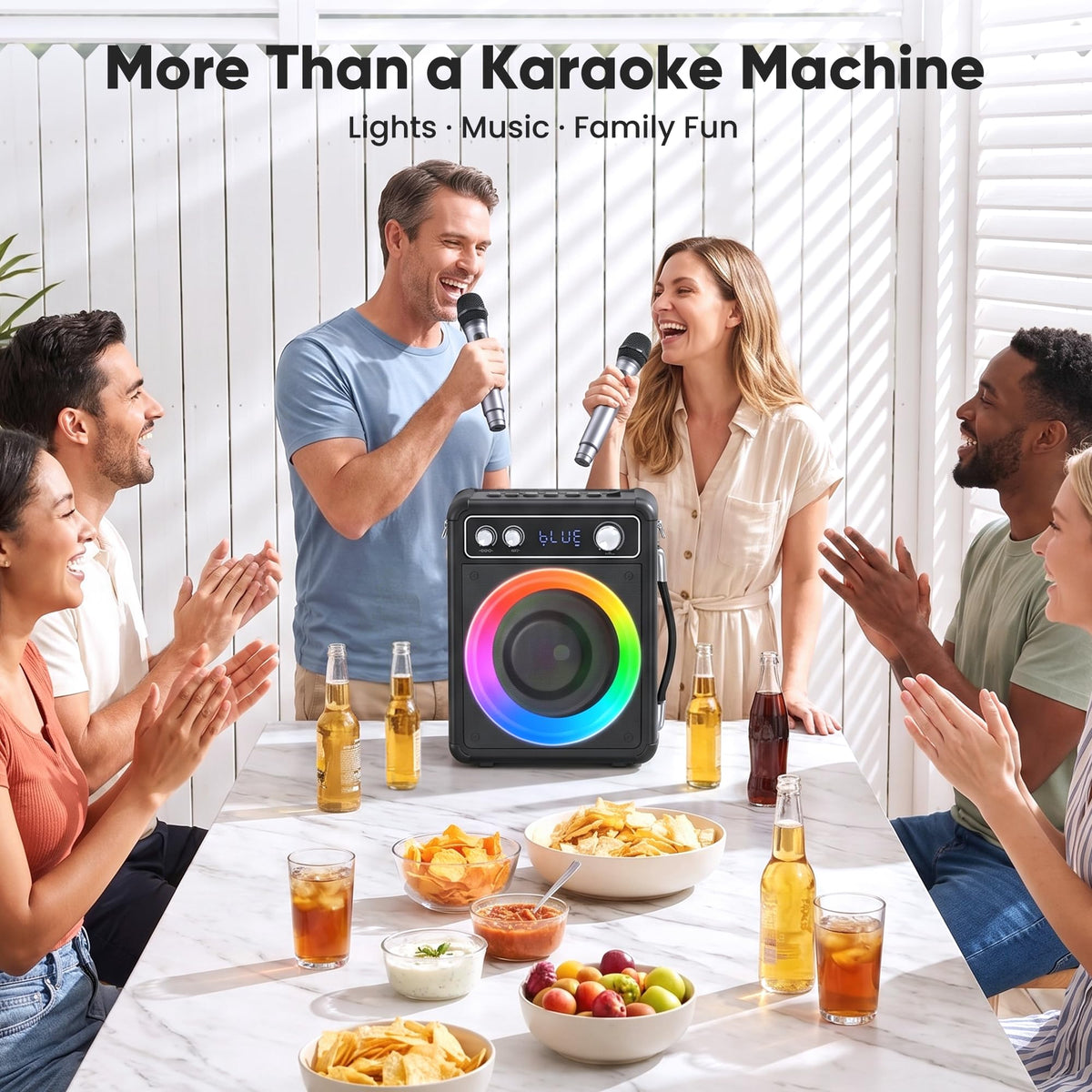 Karaoke Machine with 2 Wireless Mics R278