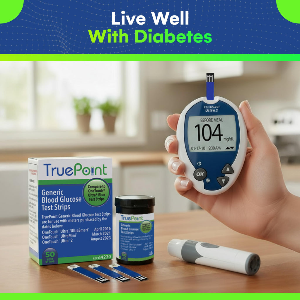 Blood Glucose Test Strips 50 Count W165083