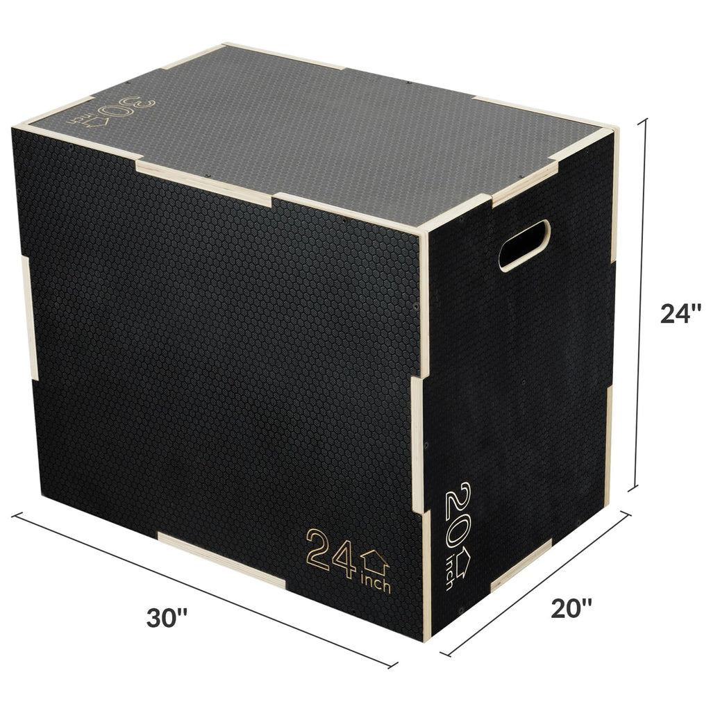 3 in 1 Non-Slip Wooden Plyo Box L13592