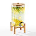 2 Gallon Glass Drink Dispenser with Stand O5351