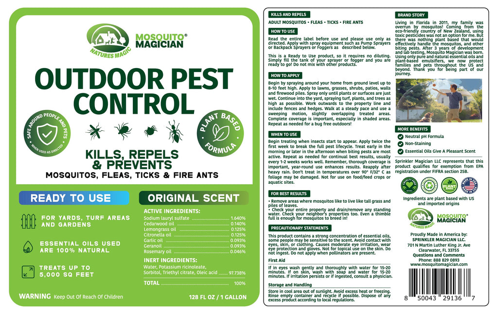 Ready-to-Use Mosquito Yard Spray 1 Gal B7283