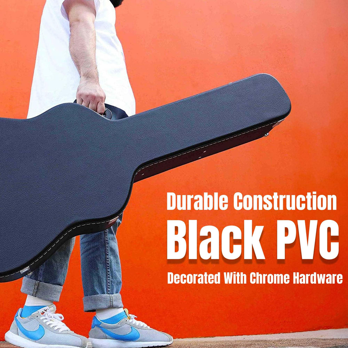 40-Inch Classical Guitar Hard Case with Lock and Key O64226