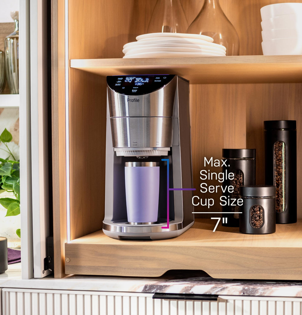 Smart Grind & Brew Coffee Maker with 90oz Water Reservoir, 10 Cup Thermal Carafe, Stainless Steel O800389