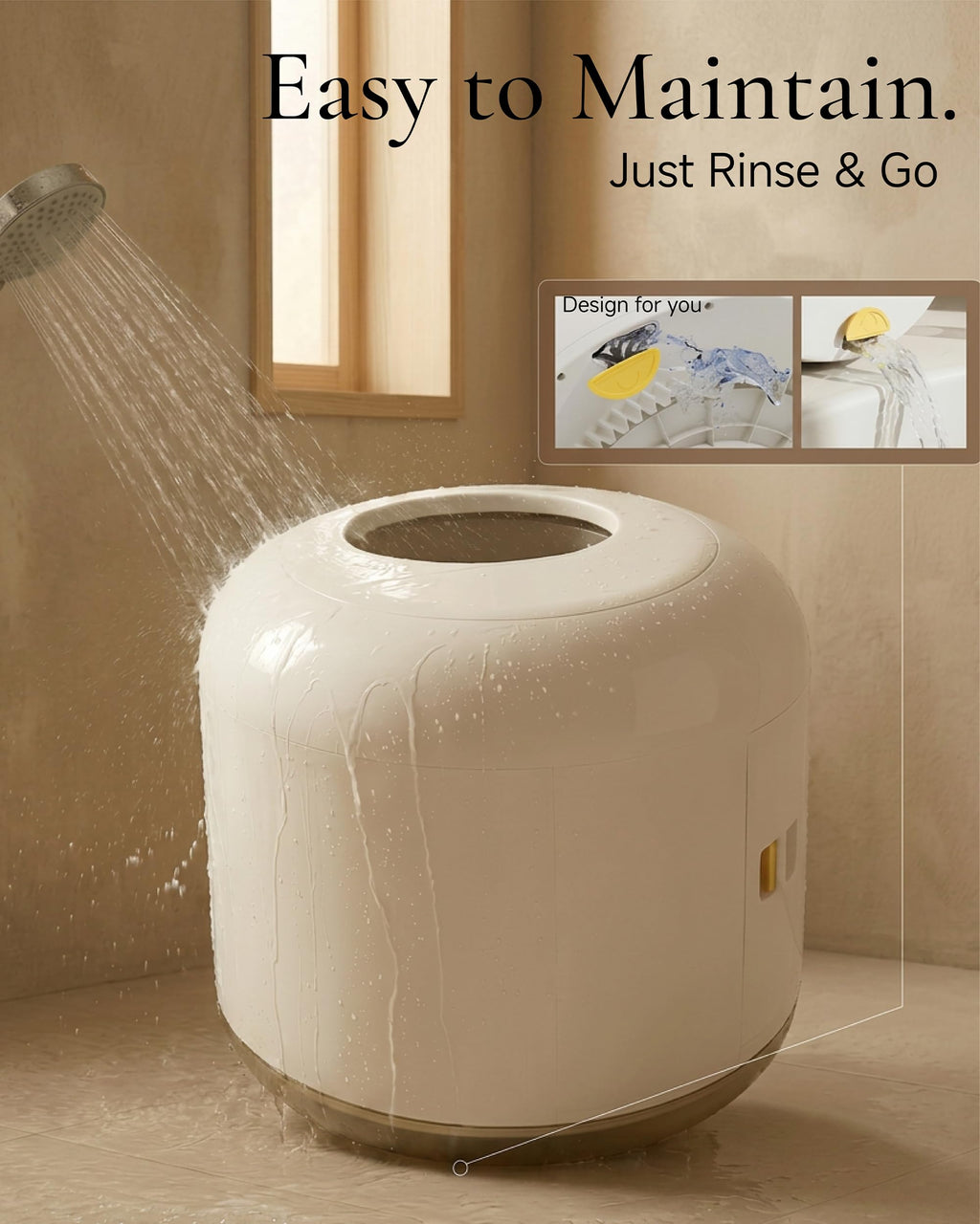 Automatic Self Cleaning Litter Box with Night Light E530957