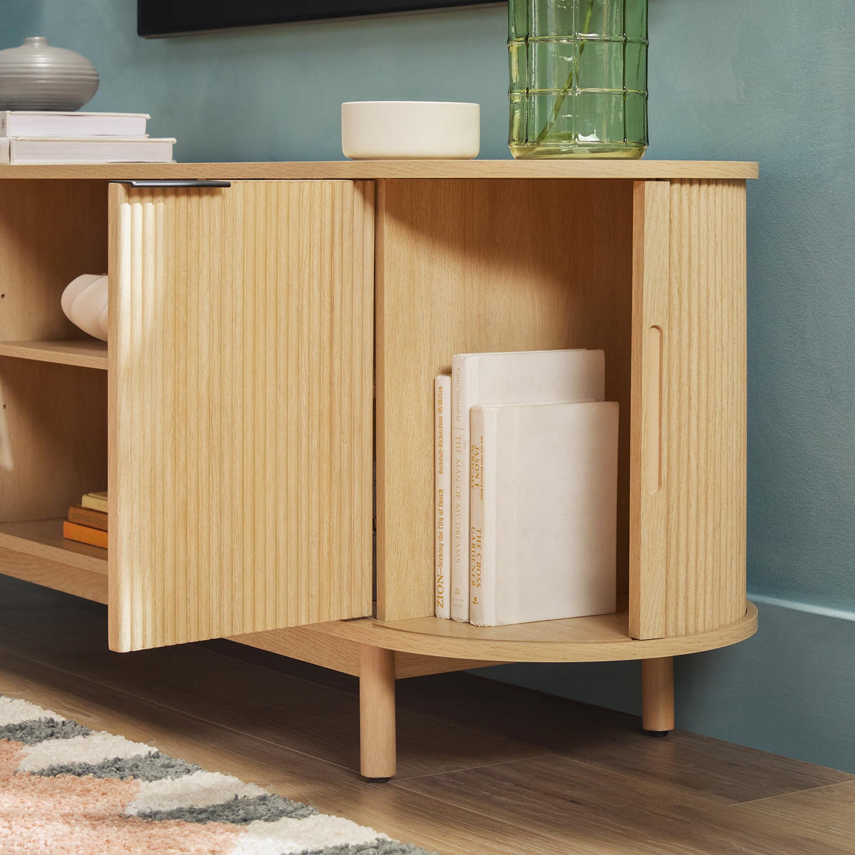 Coastal Oak 60 Inch TV Stand P1766