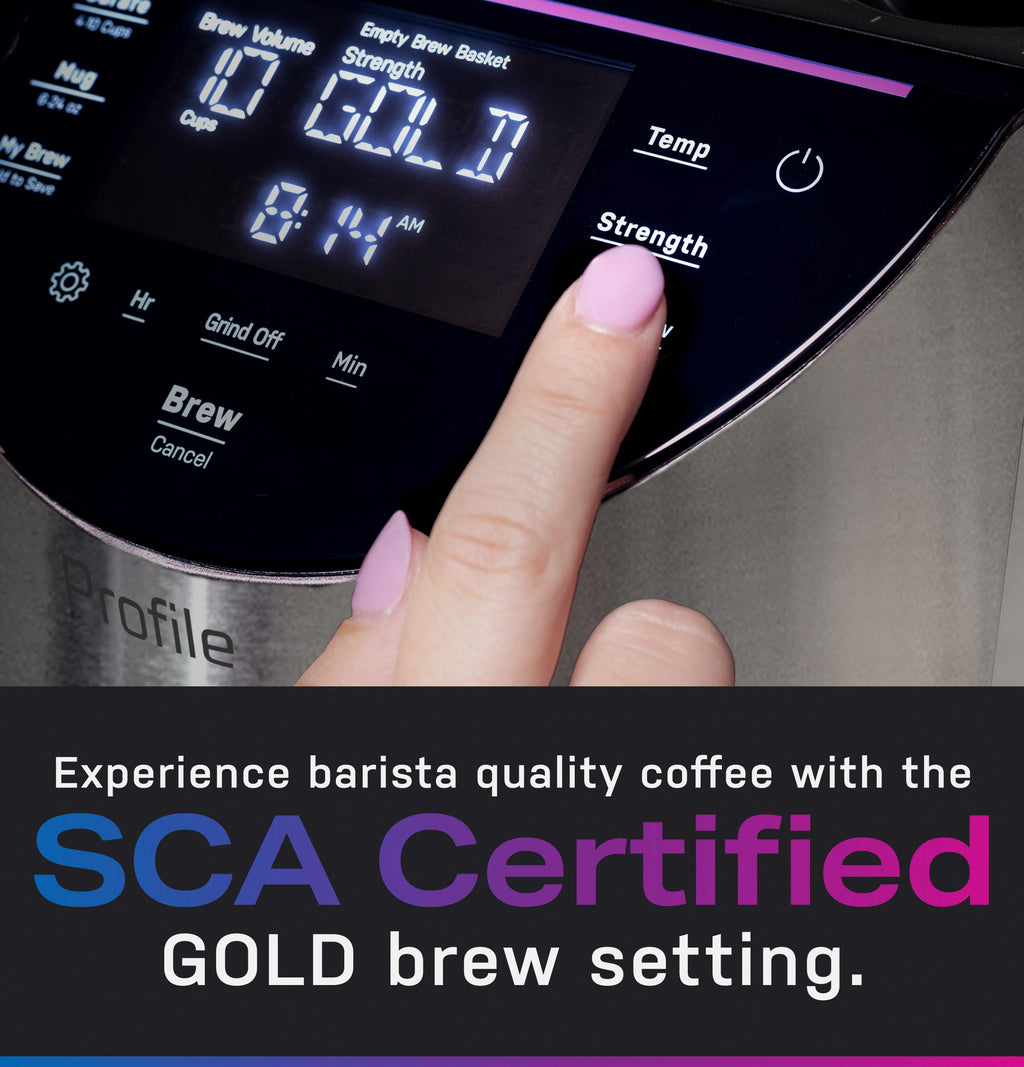 Smart Grind & Brew Coffee Maker with 90oz Water Reservoir, 10 Cup Thermal Carafe, Stainless Steel O800389