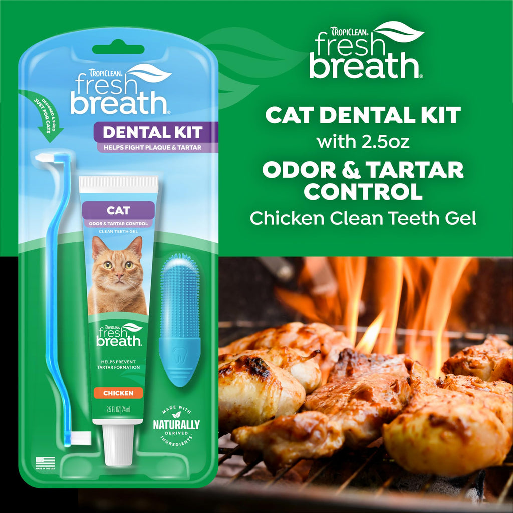 Cat Toothbrush and Toothpaste Kit J6578