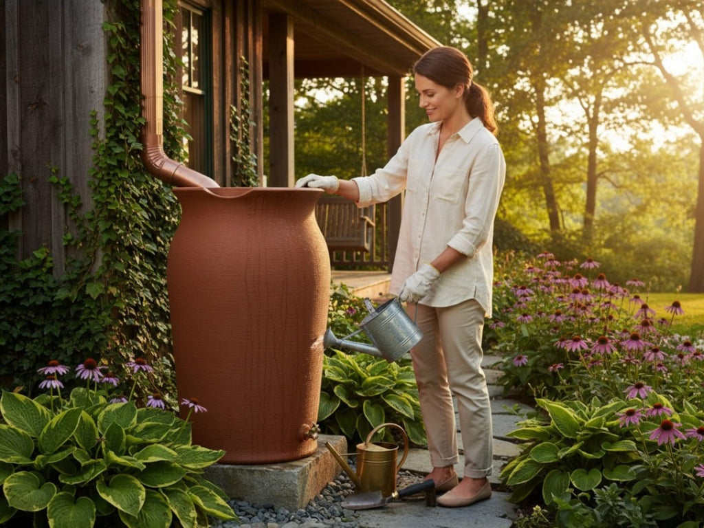 Terracotta 50-Gallon Rain Saver E11372