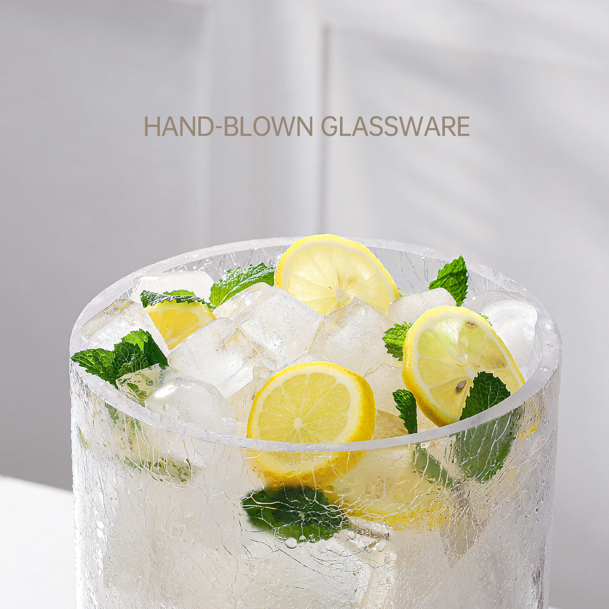 2 Gallon Glass Drink Dispenser with Stand O5351