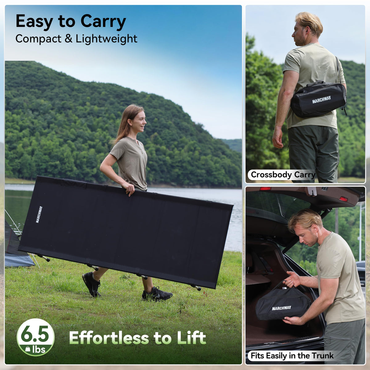 Lightweight Folding Camping Cot Bed H7805