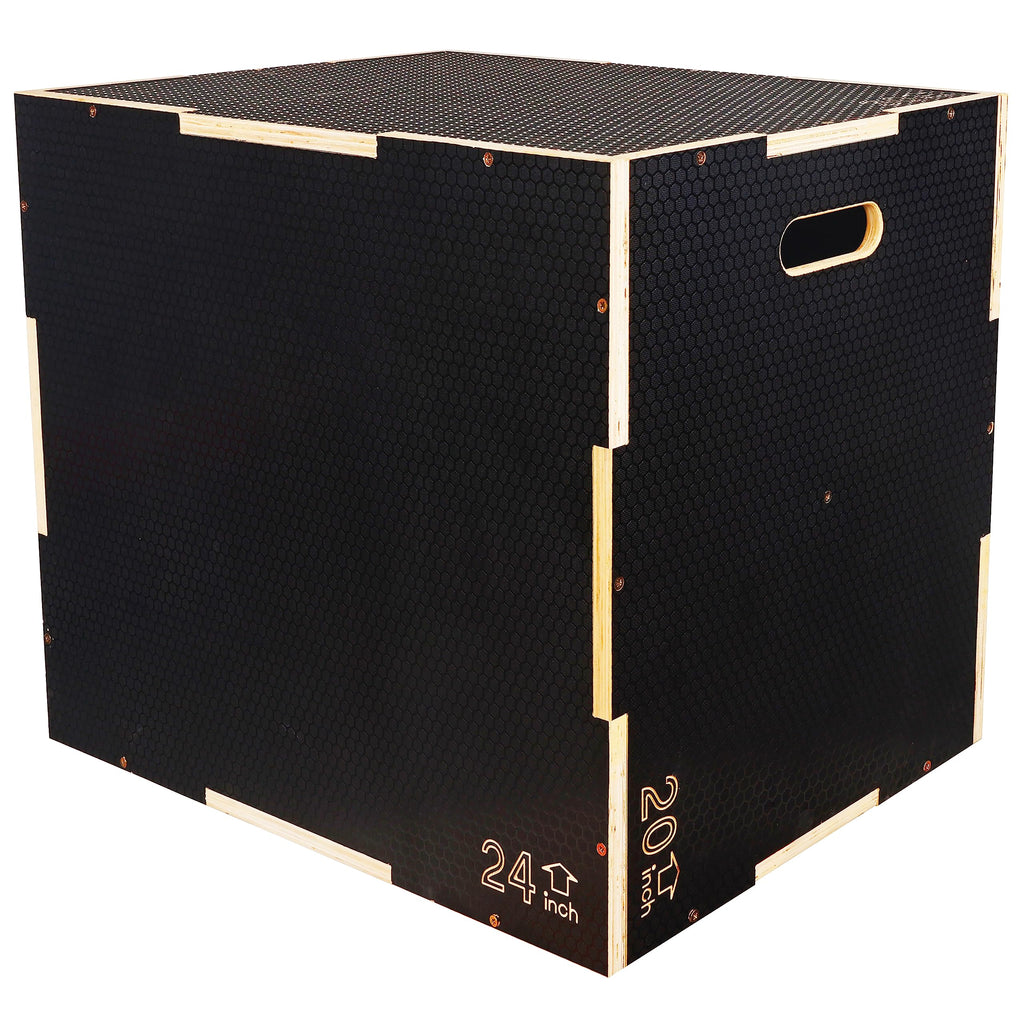 3 in 1 Non-Slip Wooden Plyo Box L13592