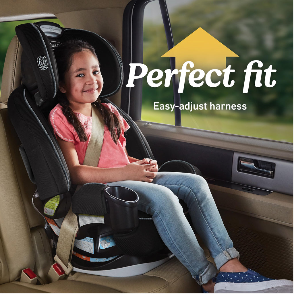 4-in-1 Convertible Car Seat, Rear Facing, Forward Facing, High Back Booster, Backless Booster Seat F3008