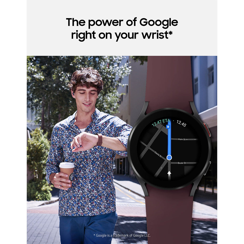 40mm Black Smartwatch with GPS Fall Detection S932666