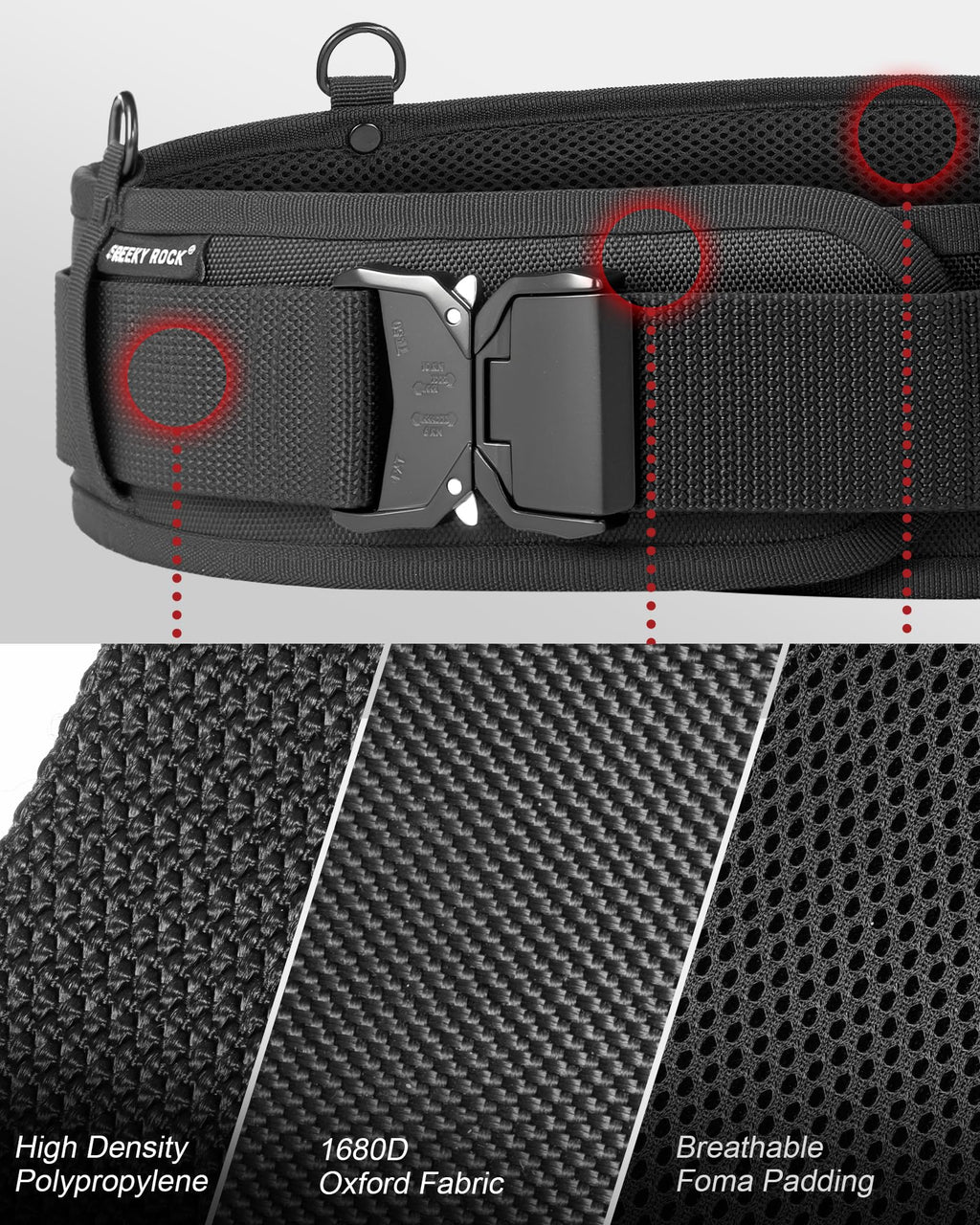 Padded Tool Belt with D Ring V946861