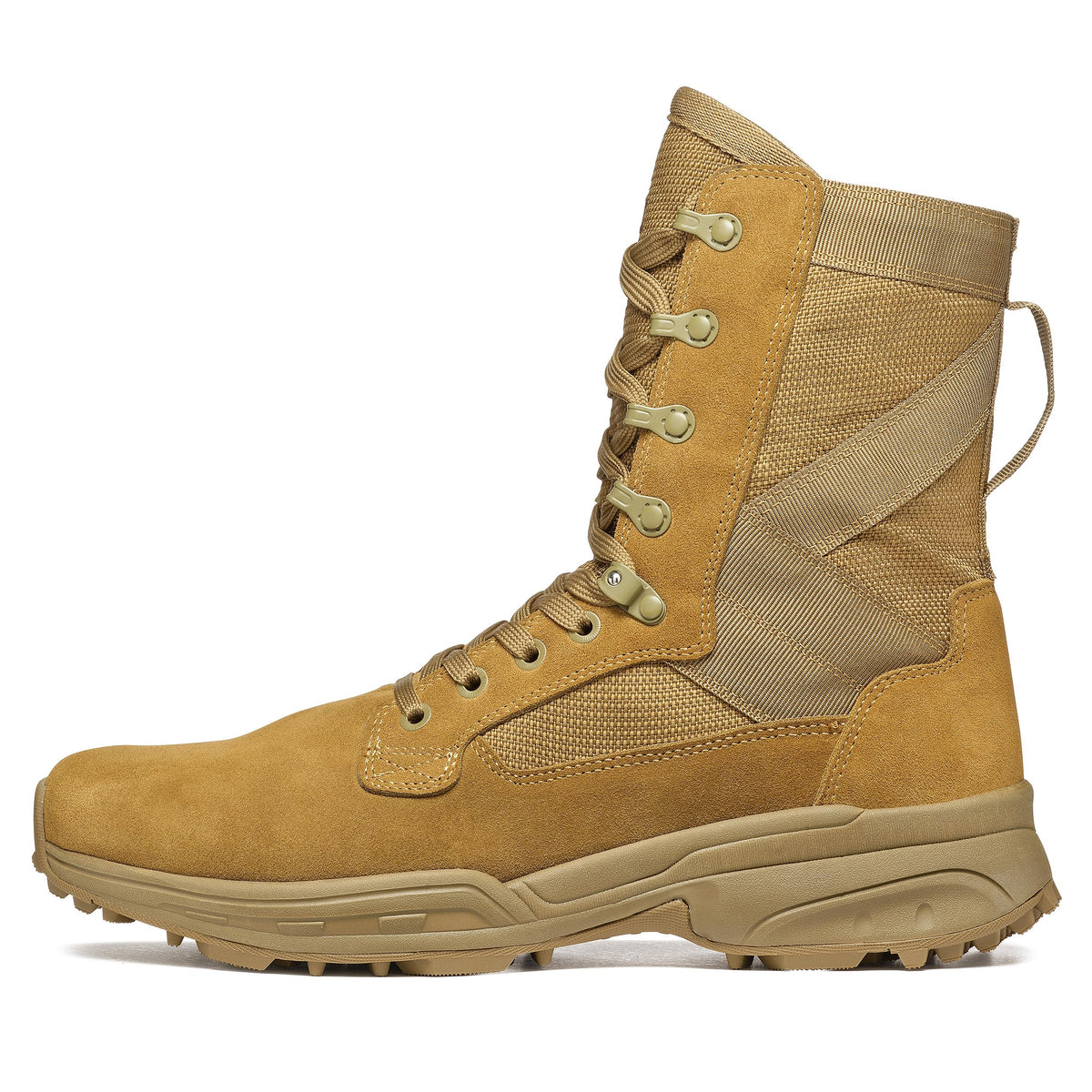 Suede Combat Boots N9209
